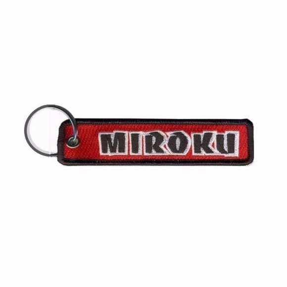 Miroku Red Key Chain Fob Embroidered - NEW Fast Ship - Picture 1 of 3